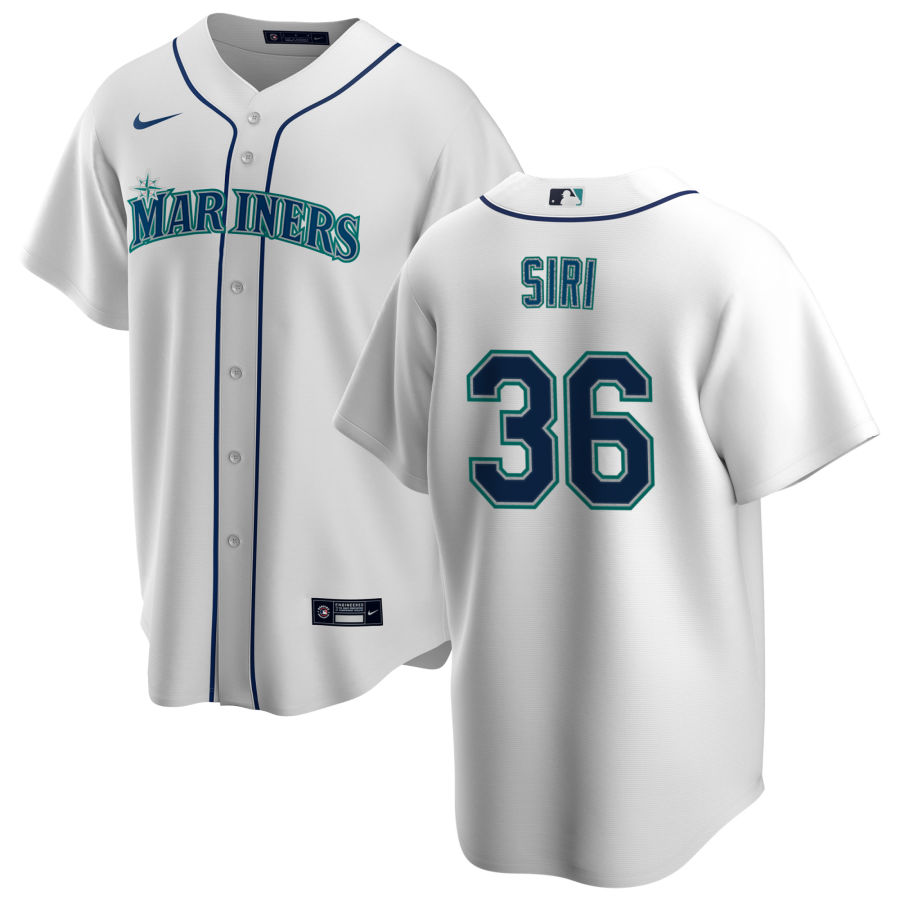 Nike Men #36 Jose Siri Seattle Mariners Baseball Jerseys Sale-White